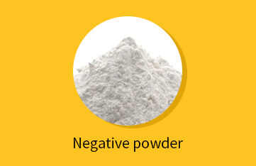 Negative powder