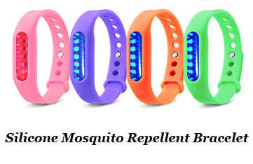 silicone mosquito repellent bracelet