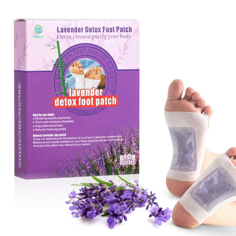 kongdymedical|Lavender Detox Foot Patches - A Soothing Way to Cleanse Your Body of Toxins 