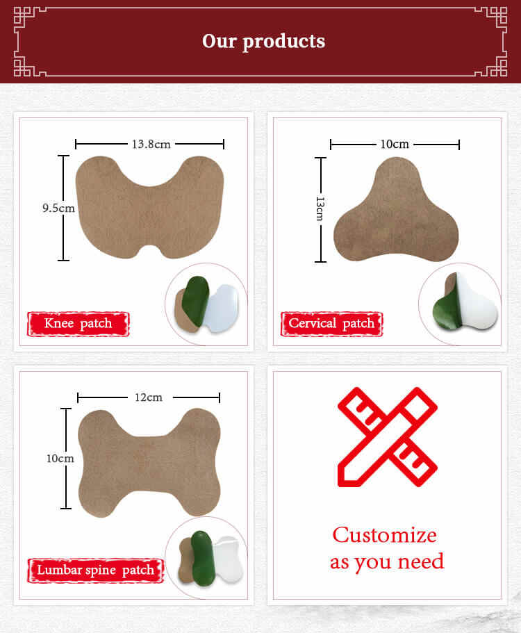 Custom Knee Pain Patches