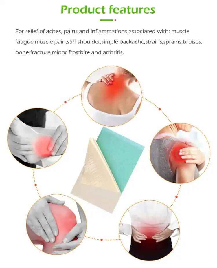 Custom Pain Relief Sticker Supplier