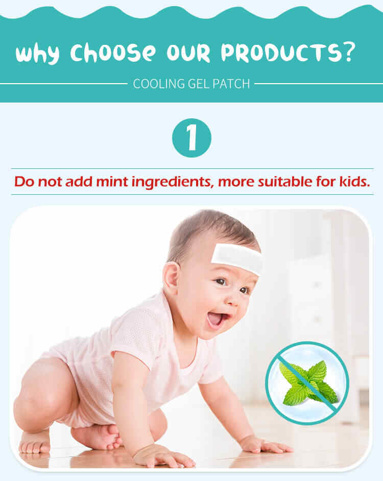 Private Label Instant Cooling Gel Patches