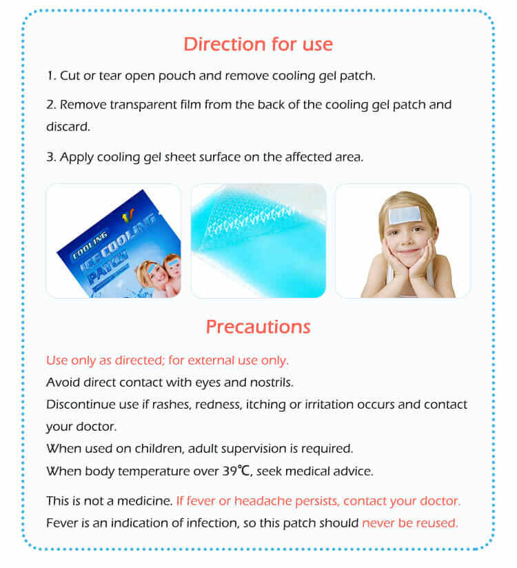Sunburn Cooling Patches Supplier